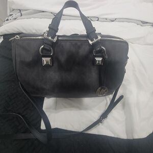 Black Michael Kors duffle